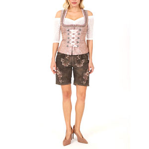 Lederhosen ดั้งเดิมของผู้หญิงกางเกงบาวาเรียเยอรมันกางเกงขายาวผู้หญิงชุด Oktoberfest lederhosen เยอรมัน - Product Image 1