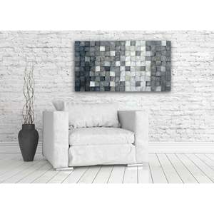 Bloque 3D mosaico de madera elegante decoración de pared acento para el hogar o la oficina - Product Image 6