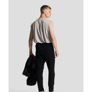 Pantalon de survêtement molletonné pour homme, couleur unie, cordon de serrage, logo personnalisé, sport, décontracté, sweat-shirt, jogging, streetwear - Product Image 2