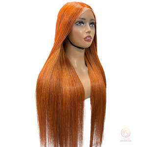 Nouveau produit perruque de cheveux humains vierge cheveux vietnamiens couleur chaude os droite perruque de cheveux humains Hd Lace Front perruque pour les femmes noires - Product Image 2