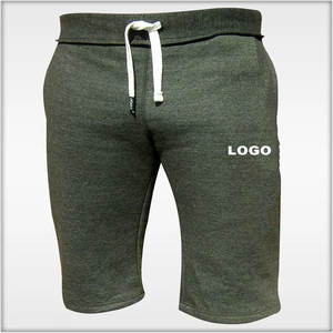 Pantalones cortos deportivos para hombres, pantalones cortos tejidos de secado rápido, pantalones cortos de fitness de un solo color sólido, pantalones cortos compresores para hombres - Product Image 2