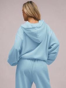 Ensemble de survêtement décontracté pour femme, style streetwear, parfait pour l'entraînement, le fitness et le confort quotidien - Product Image 3