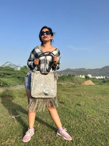 Nouveau Offre Spéciale Discount métallisé fourrure cuir fourre-tout sacs femmes sous les bras sacs à main haute qualité taureau crâne pièce sac à provisions - Product Image 5