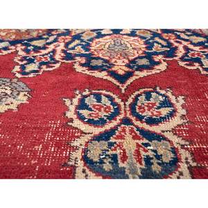 Tapis en laine noué à la main Aalam, motif médaillon rouge-orange, kilim abstrait fait main pour la maison, 9x12 rectangulaire, idéal pour adolescents, entrée et couloir - Product Image 3