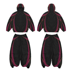 Personalized windbreaker suits with branded logo printing and coordinated outfit sets <b>for</b> labels - Product Image 4