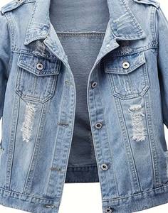 Chaquetas Vaqueras Transpirables de Alta Calidad para Hombre, Estilo Vintage, 100% Algodón, Lavado Ácido, Bordado, para Invierno, Casual, Nueva Llegada - Product Image 5