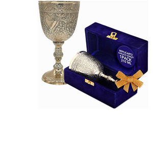 Cáliz Real Vintage en Oferta |   Copa de Vino Medieval Renacentista del Rey Arturo, Regalo de Comunión, Decoración Coleccionable Navideña - Product Image 1