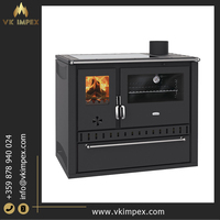 Prity Hotels Villaları Bağımsız Odun Yakmalı Pişirme Sobası Yüksek Kalite 5.0 Kg/s Yakıt Tüketimi 15KW Isı Çıkışı Modern Çelik