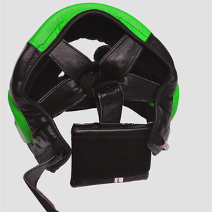 Cowhide Leather <b>MMA</b> <b>Dummy</b> Head Guard Sparring Training Helmet Protector for Boxing and Fighting Gear - Product Image 5