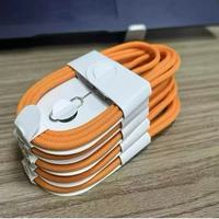 Câble de charge USB C vers USB C 1M, pour iPhone 17 16 15 Cordon de charge tressé, câble de chargeur rapide de type C vers C 60W pour Apple 17 Air