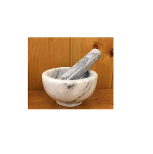 Venta al por mayor de alta calidad de piedra natural de mármol mortero y mortero conjunto y color gris y producto de venta - Product Image 3