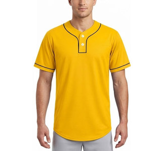 เสื้อเบสบอลสำหรับผู้ชาย วัสดุแห้งเร็ว ระบายอากาศได้ดี เหมาะสำหรับการฝึกซ้อมกลางแจ้งและการเล่นเกมเป็นทีม ดีไซน์ทนทาน - Product Image 3