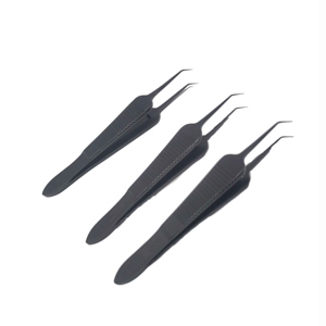 TEEJAY - Juego de Pinzas Curvas Profesionales de Acero Inoxidable para Trasplante y Extensión de Cabello, Marca OEM Personalizada - Product Image 6