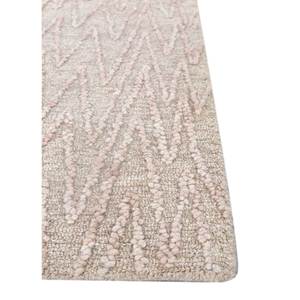 Modo Ivory Hand Tufted Wool <b>Rugs</b> 10mm Thick Rectangular Aubusson Design for Home Living Room Abstract Pattern Model Ptwl-268 - Product Image 4