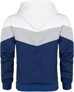 เสื้อฮู้ดหนาอบอุ่นมีซิปด้านหน้าของผู้ชายเสื้อแจ็คเก็ตมีฮู้ดแบบลำลองสำหรับฤดูหนาว - Product Image 3