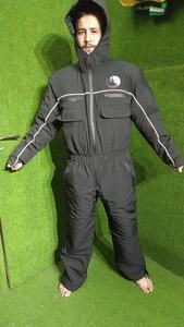 Traje de Esquí y Snowboard Personalizado para Hombre, Phantom/Negro, Polartec -Tex, Impermeable 10,000mm, Transpirable, Secado Rápido, Relleno de Lana, Desmontable - Product Image 2