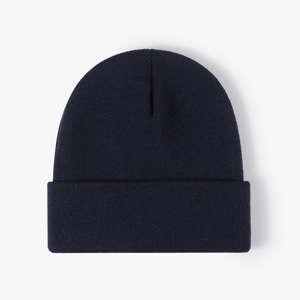 Bonnets d'hiver en tricot avec broderie de logo personnalisé du fabricant de bonnets de couleurs en vente en gros - Product Image 3