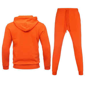 Trajes de chándal para hombre lisos Logotipo de chándal personalizado Conjuntos de Jogger de dos piezas Conjuntos de chándal de lana para hombre 1 pieza 100% Poliéster Adultos - Product Image 4