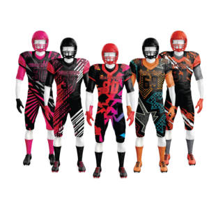 Equipo de fútbol americano juvenil personalizado establece todos los colores sublimación impresa uniformes al por mayor Jersey - Product Image 3