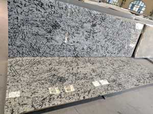 Granito blanco azul duradero, perfecto para paneles de pared de suelo de encimeras y paisajismo en varios acabados - Product Image 2