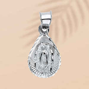Colgante de aleación de Metal Chapado en plata personalizado clásico de moda Nuestra Señora Madre María joyería de moda para niños regalo elegante - Product Image 4