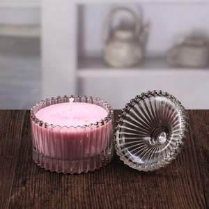Artisan <b>Glass</b> Votive Candle Holder Design Creating Warm Cozy Light to Elevate Home <b>Decor</b> and Enrich Festive Ambience - Product Image 6