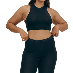 Último estilo disponible diferentes tamaños y colores diseño personalizado Crop Top sudadera precio asequible mejor llegada Crop Top Sudadera con capucha - Product Image 1