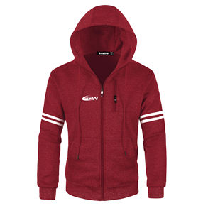 Sweats à capuche pour hommes pulls en coton surdimensionnés personnalisés sweats à capuche Streetwear vestes zippées en polaire vêtements de sport décontractés pour l'hiver - Product Image 1