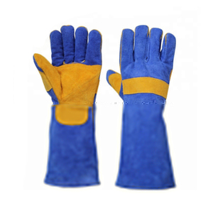 ถุงมือเชื่อมหนังสังเคราะห์ถุงมือเชื่อมหนังสไตล์ใหม่ล่าสุดดีไซน์ตามสั่ง - Product Image 6