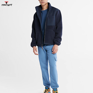 Nouveau design Enduit Camouflage hommes Streetwear lourd Sherpa polaire printemps imperméable vestes amples - Product Image 4