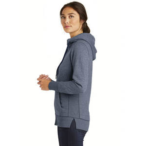 Sudadera con Capucha Térmica de Punto para Mujer, Manga Larga, Cierre Completo, con Bolsillos - Product Image 3