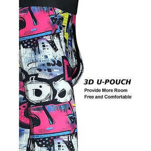 Sous-vêtements athlétiques pour hommes XXL, boxers en maille de haute qualité, taille classique, jambes longues, logo à la taille, 90% polyester, 10% élasthanne - Product Image 2