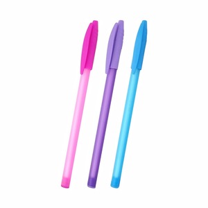 Bolígrafo de plástico de llenado directo con tinta azul Borrador de violonchelo Fruitier Velocidad de flujo sin detenerse para escribir con buen olor de la India - Product Image 2