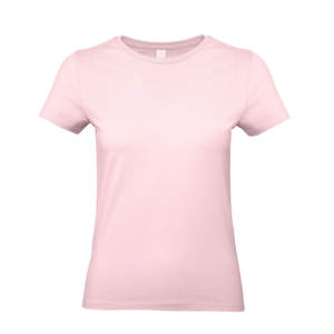 Señoras al por mayor de alta calidad llano personalizado serigrafía señoras camisetas en blanco para el verano - Product Image 6