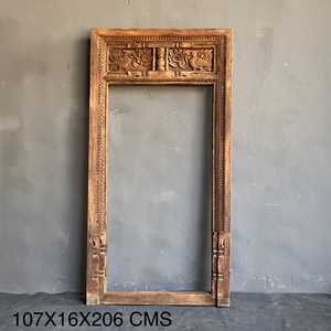 WOODEN MIRROR FRAME Vintage Mirror Frame decorative accessory Handcrafted living space decoration designer mirror in bulk price - Product Image 5