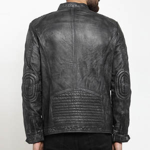 Custom Color Windproof Men Leather Winter <b>Jacket</b> Premium Quality <b>Light</b> <b>Weight</b> Men Leather <b>Jacket</b> - Product Image 2