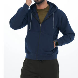 Sudadera con Capucha de Felpa Personalizada al por Mayor, con Cierre, Estilo Urbano, OEM, Mezcla de Algodón, Unisex - Product Image 1