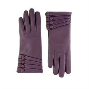 Wholesale Quality Comfortable Sheepskin Leather Custom Dressing <b>Gloves</b> Fashionable Winter Casual Party and Daily Travel Use - Product Image 2
