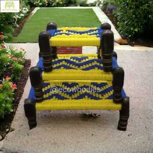 Tabouret ottoman en bois massif fabriqué à la main tabouret bas tabourets pouf de salon créatif Console incrustée d'os - Product Image 5