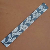 Handgemachte Damaskus Stahl Schlangen feder Muster Billet Bar Gesamtlänge 12 Zoll Breite 2 Zoll Dicke 5mm Damaskus Bar