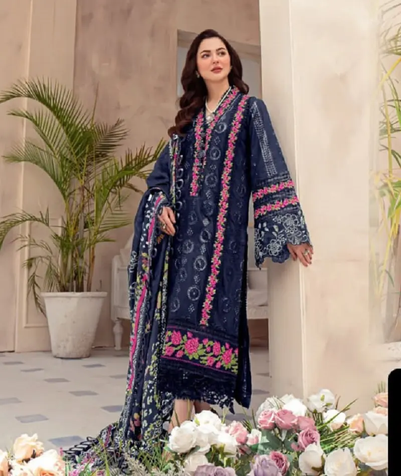 Robe pakistanaise longue Anarkali à manches longues avec prix de gros Salwar Kameez Party Wear