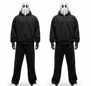 Survêtements personnalisés 2026 avec logo, entraînement, jogging, sweats à capuche confortables, ensembles deux pièces, survêtements surdimensionnés respirants pour hommes - Product Image 1