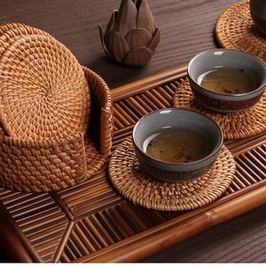 Creative Natural Sea Grass Coasters <b>Table</b> Mats Decorative Wedding Sea Grass Wicker <b>Table</b> Decoration <b>Placemat</b> - Product Image 2