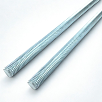 Grade 8.8 Metric Threaded Rods M6-M22 3000mm Blue/White/Zinc Plated Black Stud Bolts DIN 975 THV