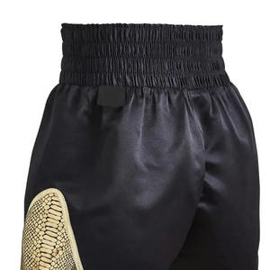 กางเกงขาสั้นซ้อมมวยผ้าโพลีเอสเตอร์แบบ100% ออกแบบได้ตามต้องการกางเกงขาสั้นแบบเรียบง่ายสไตล์เรียบง่ายกางเกงมวยไทยแบบประหยัด - Product Image 5