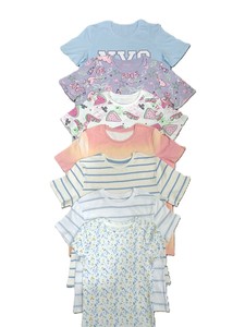 Recién llegado, camiseta informal de verano para niñas de calidad Premium, pantalones cortos de punto de gran tamaño de diseño personalizado A la moda para Bangladesh - Product Image 3
