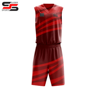 Nouveau modèle Best-seller pas cher prix personnalisé Logo privé doux confortable uniforme de basket-ball vêtements de sport - Product Image 5