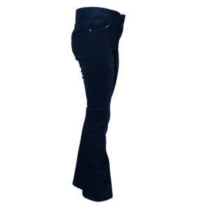 Jeans en denim taille haute pour femmes, sur mesure OEM, coupe droite décontractée, pantalon en coton, grandes tailles, pantalon tendance - Product Image 6