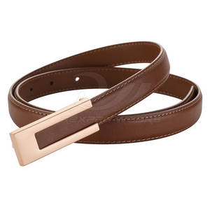 Cinturón de Cuero de Construcción Duradera y Acabado Elegante con Sensación Premium y Superficie Lisa - Product Image 5