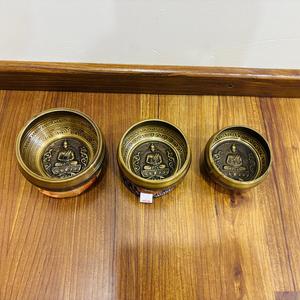 ชามโลหะทองแดงแบบดั้งเดิมของทิเบตแรงบันดาลใจของชาวพุทธสำหรับความสมดุลภายในที่ยกระดับจิตวิญญาณช่วยเพิ่มงานฝีมือโลหะพลังงาน - Product Image 2